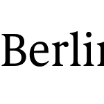 Berlingske Serif Tx