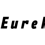 EurekaMonoWebPro-CondBlackItalicW01