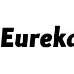 EurekaSansWebPro-BlackItalicW01