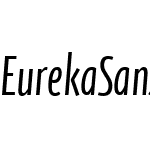 EurekaSansWebPro-CondLightItalicW01