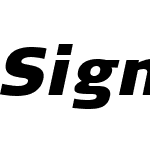 SignaWebPro-ExtblackItalicW10