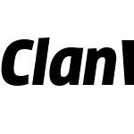 ClanWebW03-NarrBlackItalic