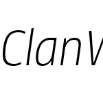 ClanWebW03-NarrBookItalic