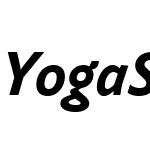 YogaSansWebPro-BoldItalicW01