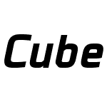 CubeWeb-CondBoldItalicW03