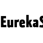 EurekaSansWebPro-CondBlackW01