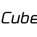 CubeWeb-LightItalicW03-Rg