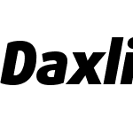 DaxlineWebW03-BlackItalic