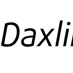 DaxlineWebW03-Italic