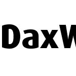 DaxWebW03-Xbold