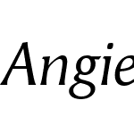 AngieWebPro-ItalicW01-Rg