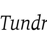 TundraWeb-ExtlightItalicW03