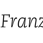 FranziskaWebW03-LightItalic