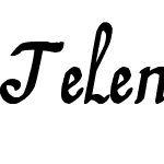 Telena Script Brush