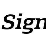 SignaSlabWeb-DemiboldItalicW03