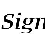 SignaSerifWeb-DemiboldItalicW03