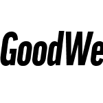 GoodWebW03-XCondBlackItalic