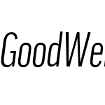 GoodWebW03-XCondItalic