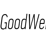 GoodWebW03-XCondLightItalic