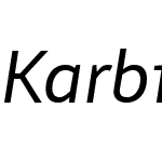 KarbidTextWebW03-Italic