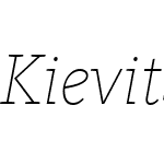 KievitSlabWebW03-ThinItalic