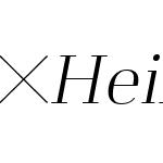 HeimatDidone-18ExtraLightItalic