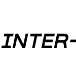 Inter-Bureau Semi-Bold Italic