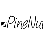 PineNuts-LightItalic