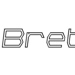 Bretton Outline Semi-Italic