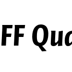 FF Quadraat Sans Pro Condensed Black