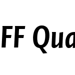 FF Quadraat Sans Pro Condensed Bold