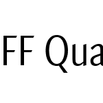 FF Quadraat Sans Pro Condensed Light