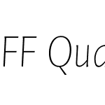 FF Quadraat Sans Pro Thin