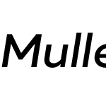 Muller Medium Italic
