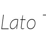 Lato Thin