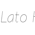 Lato Hairline