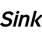 Sinkin Sans Narrow 600 SemBldIt