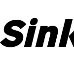 Sinkin Sans Narrow 900 X Bk Ita