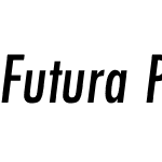 Futura PT Cond Medium Italic