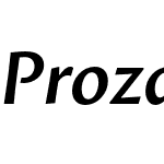 Proza SemiBold Italic