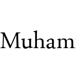 Muhammadi Bold Font