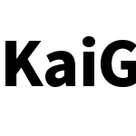 KaiGen Gothic K