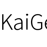 KaiGen Gothic K