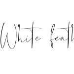 White feather