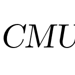 CMU Serif Extra