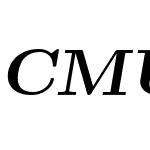 CMU Serif Extra