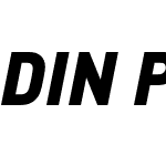 DIN Pro Black