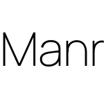 Manrope