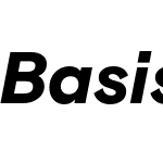 Basis Grotesque Pro Black