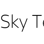 Sky Text